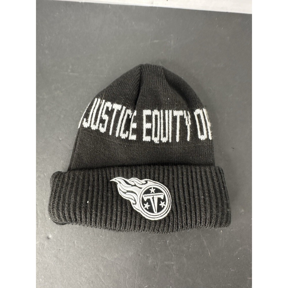 New Era Tennessee Titans Inspire Change NFL Football Beanie Hat Black OSFM